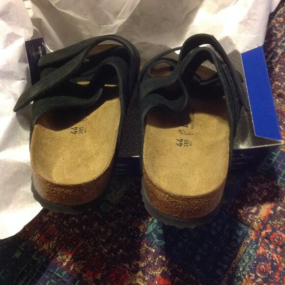 Birkenstock Men's Black Regular Fit Uji Slip On Sandals-USA size 11M- New in Box - Picture 3 of 10